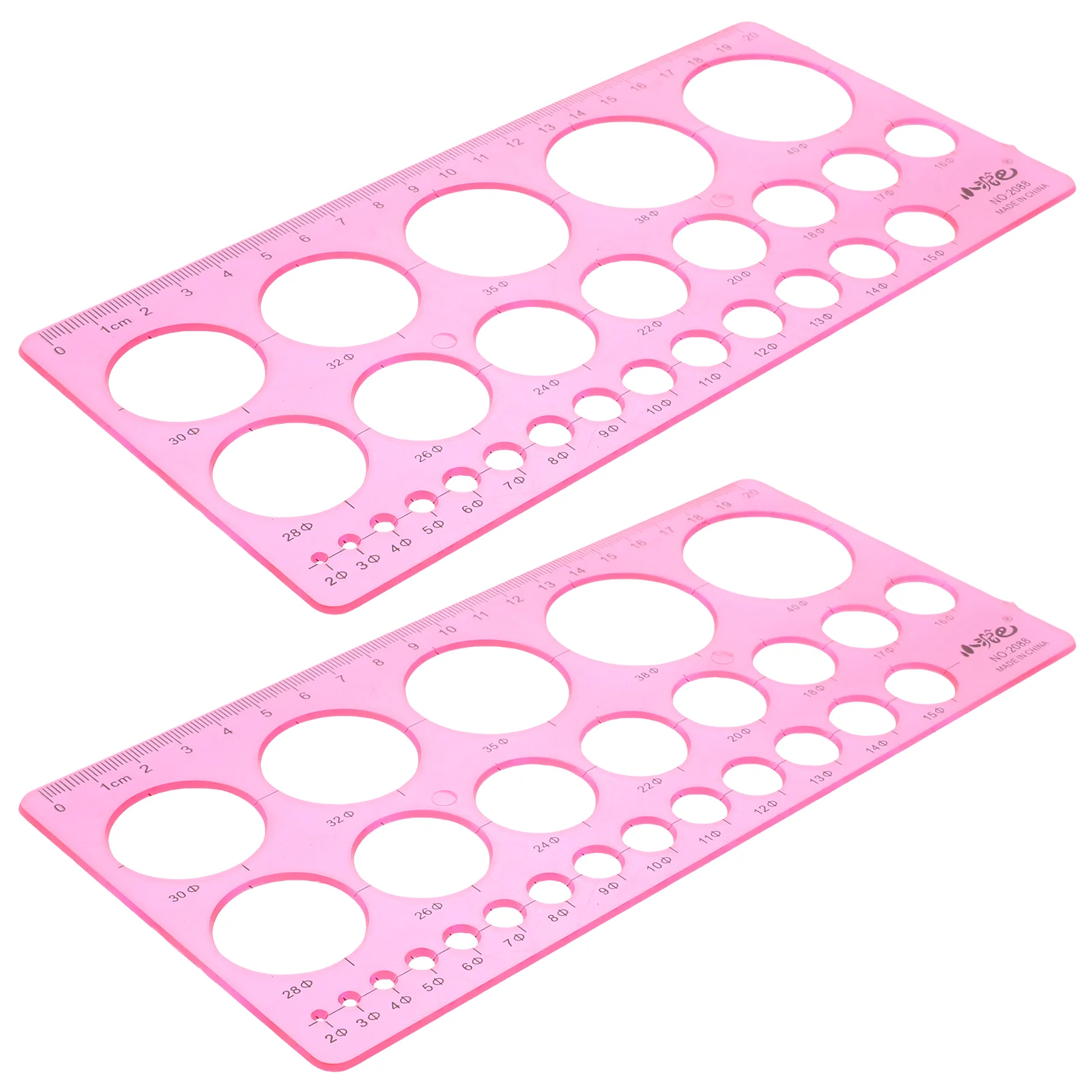 

2Pcs Cherry Diameter Measuring Ruler Fruit Measure Ruler Blueberry Diameter Measuring Ruler