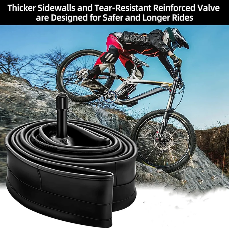 2PCS Bike Tubes For 26 Inch X 1.75/1.95/2.10/2.125 Bike Tire,MTB Inner Tube With Schrader Valve Bicycle Accessories