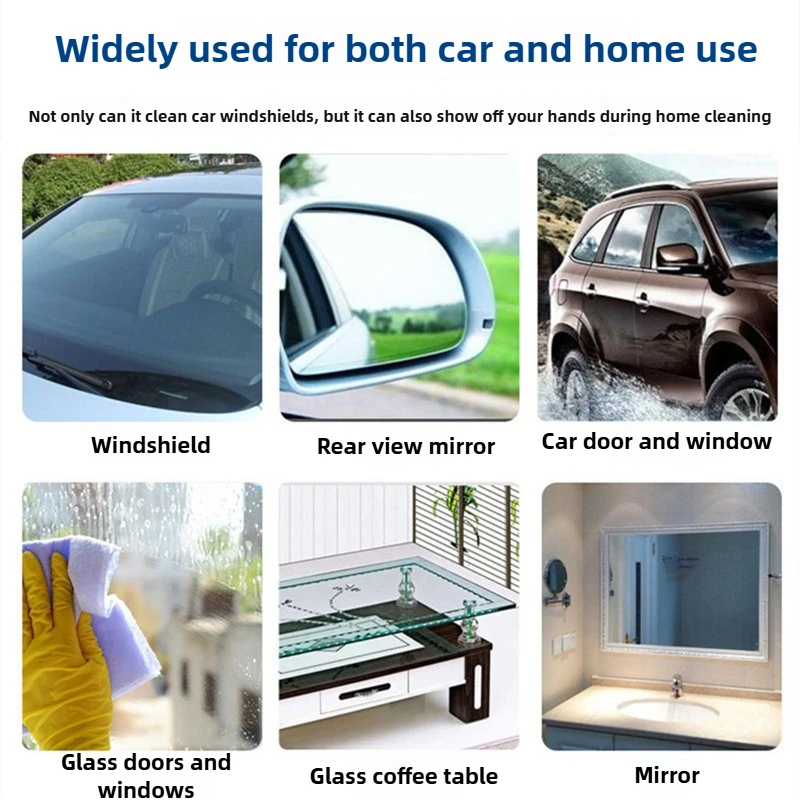 Multi Use Solid Ultra Concentrated Liquid Glass Water Effervescent Sheet Solid Wiper Blade Fine Car Wiper Blade for Wiping Water