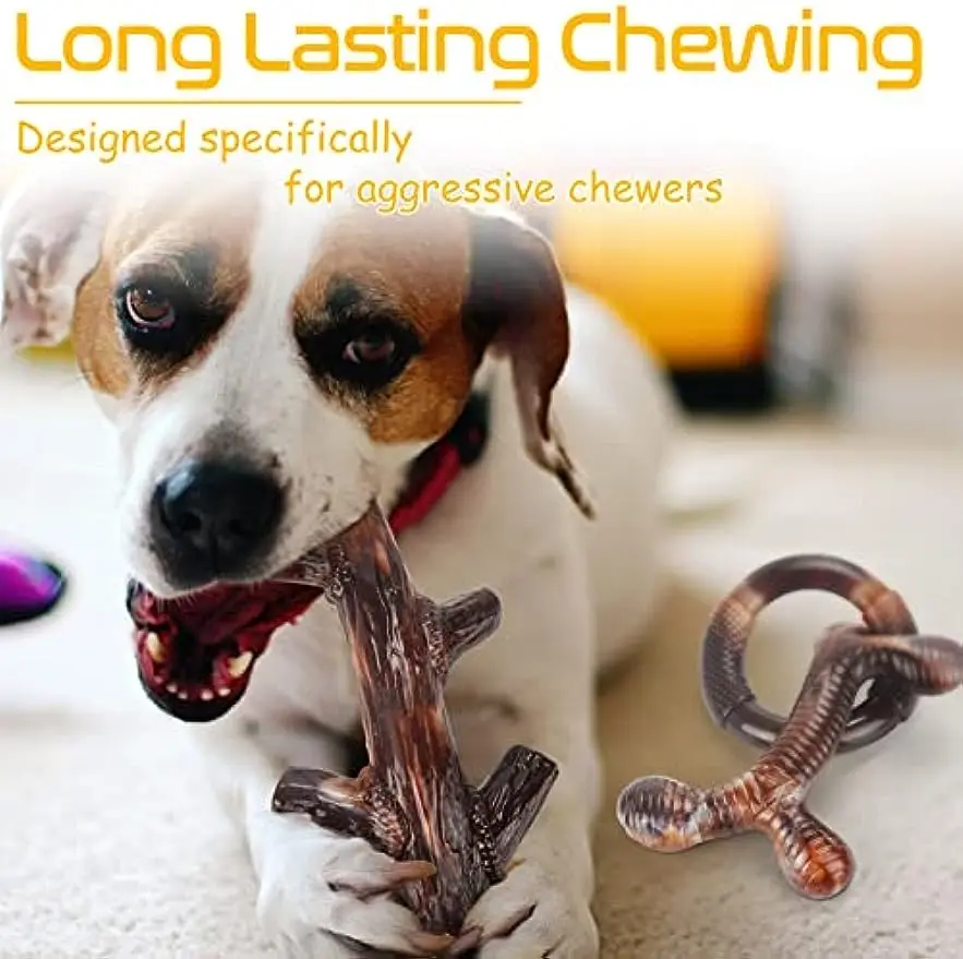 Chew Toys for Dogs for Bully Chewing Indestructible Dog Toys, Real Bacon  Flavor To Keep Your Dog Busy - AliExpress