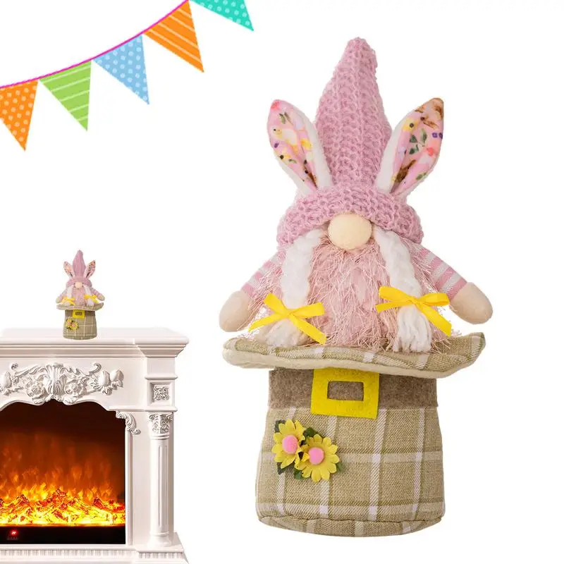 

Пасхальный кролик, гном, весенние украшения для гнома, Пасхальный кролик, кукла без лица, праздничные гномы, украшение для дома