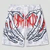 New Men's Summer Skeleton Hand Element Print Shorts 3d Printed Men Casual Fashion Sports Breathable Loose Trend Beach Shorts 2