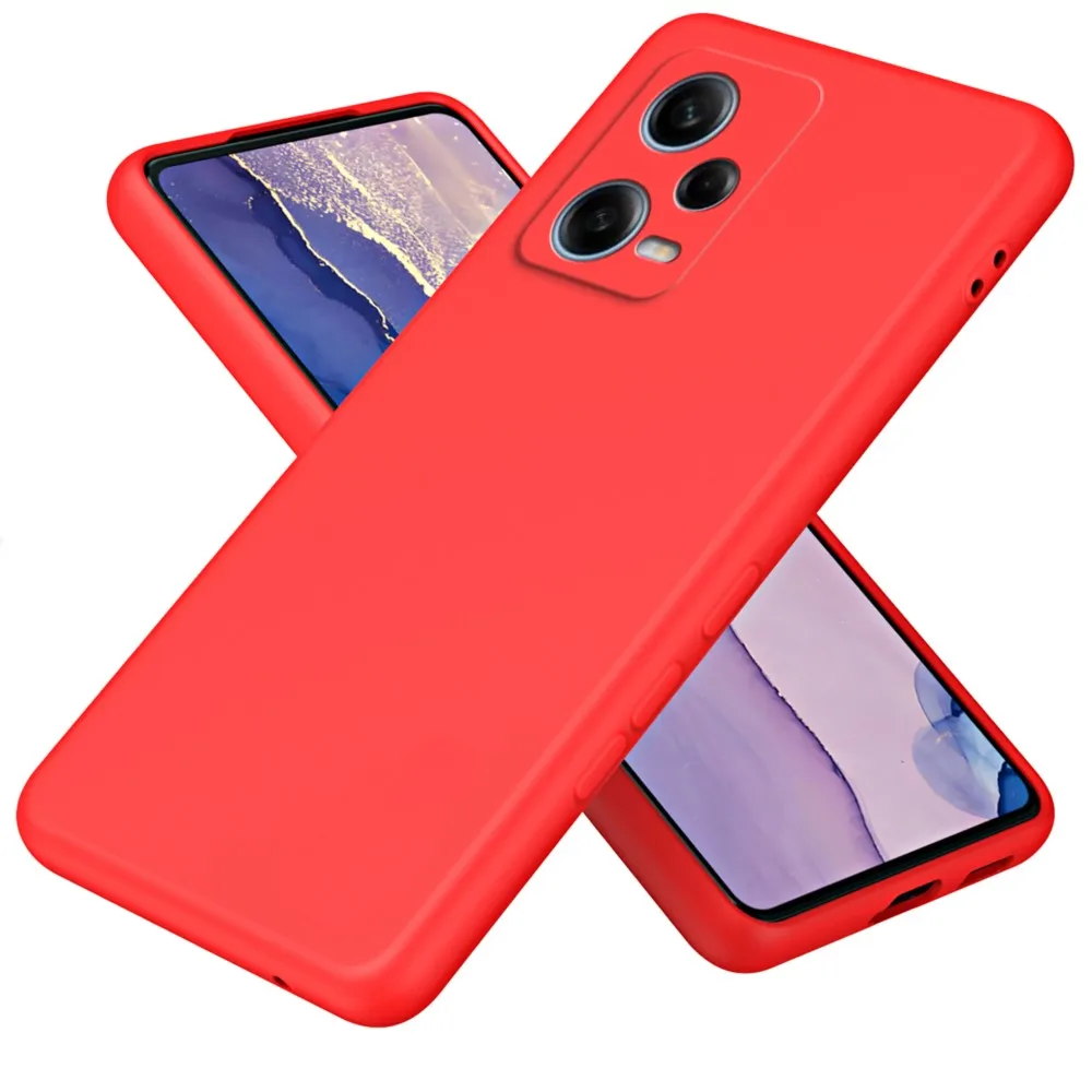 thumbnail image 1 of Funda de silicona líquida para Xiaomi Redmi Note 12 Pro Plus Note 12s, Fundas suaves globales POCO X5 PRO 5G, funda básica mate Caqas, 1 of 5
