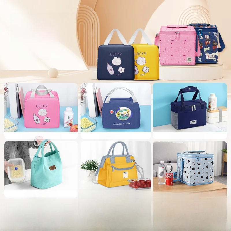 Enhanced Insulated Aluminum Foil Lunch Bento Bag