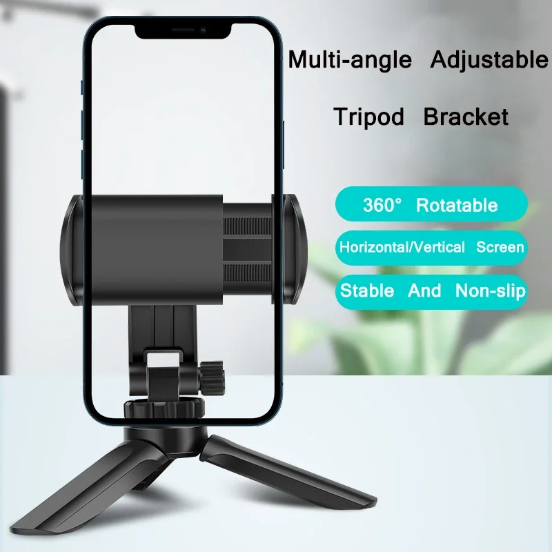 Portable Mini Tripod For IPhone Samsung Multi-angle Adjustment Smartphone Bracket