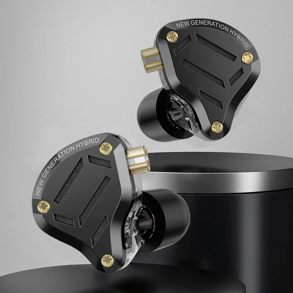 KZ ZS10 프로 2 하이파이 인이어 베이스 이어버드, 메탈 이어폰, 4 레벨 튜닝 스위치 헤드폰, 스포츠 모니터, 사운드 소음 감소 헤드셋