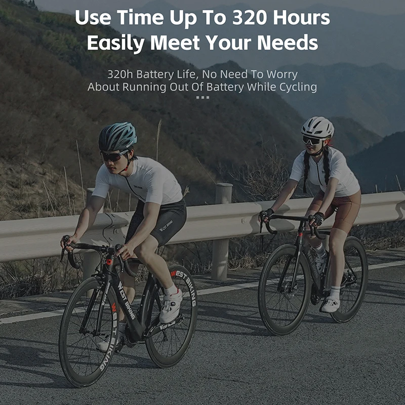 WEST BIKING 사이클링 케이던스 속도 센서, ANT + 블루투스 듀얼 모드 속도계, IP67 방수, 자전거 GPS 컴퓨터와 호환