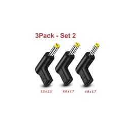 Universal USB - C to DC Power Connector Adapter for Electronics and Devices (SET 2)