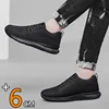 Big Size 37-47 Men Breathable Mesh Elevator Sport Shoes Soft Comfortable 6cm Hidden Heels Lift Height Increasing Casual Sneakes 4