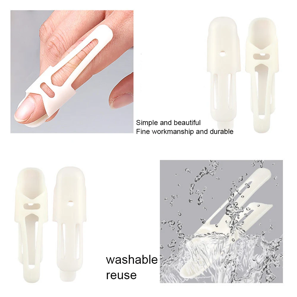 Finger Splints Mallet Finger Brace Plastic Finger Support Immobilizer Joint Protection Injury Mallet Finger Osteoarthritis Pain