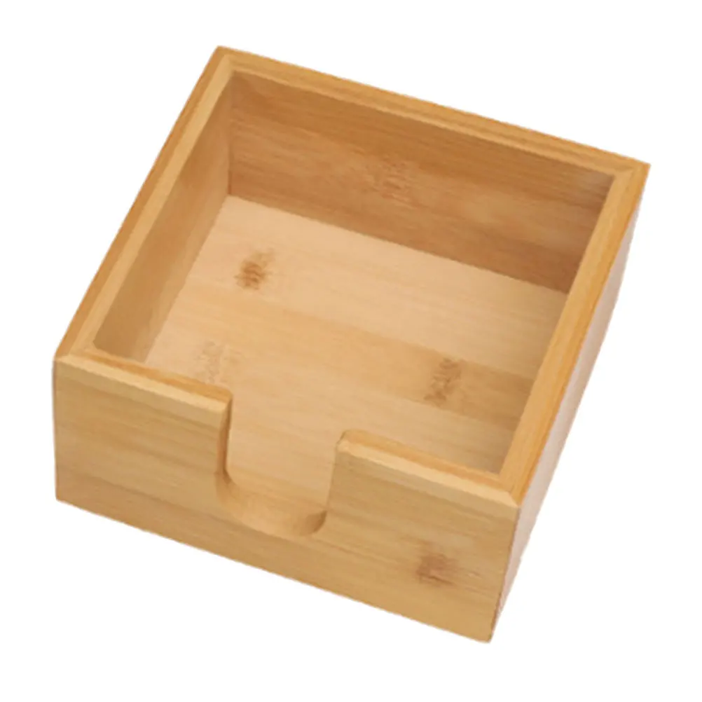 1pcs Tissue Box Restaurant Accessory Multi-function Case Bamboo Napkins Living Room Drink Dispenser Dining Table Paper Holder