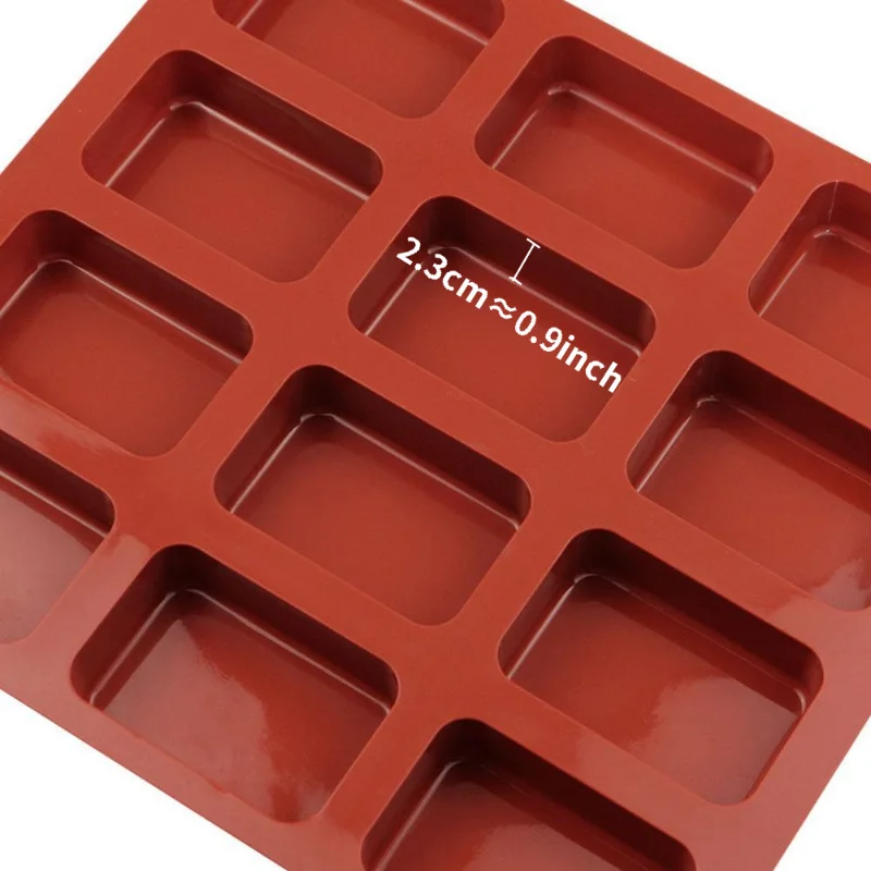 Cheers US Silicone Square Cake Pan, 8x8 Baking Pan, Brownie Pan - Nonstick Silicone Cake Molds, Silicone Baking Mold for Brownies, Cakes, Rice Crispy