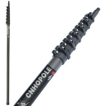 30/36/42ft carbon fiber telescopic pole for window cleaning high reach Long extendable support handle 10/12m 1