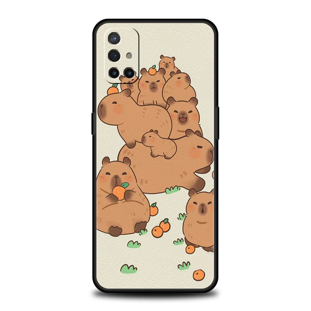 Cute Cartoon Capybara Silicone Phone Case Cover