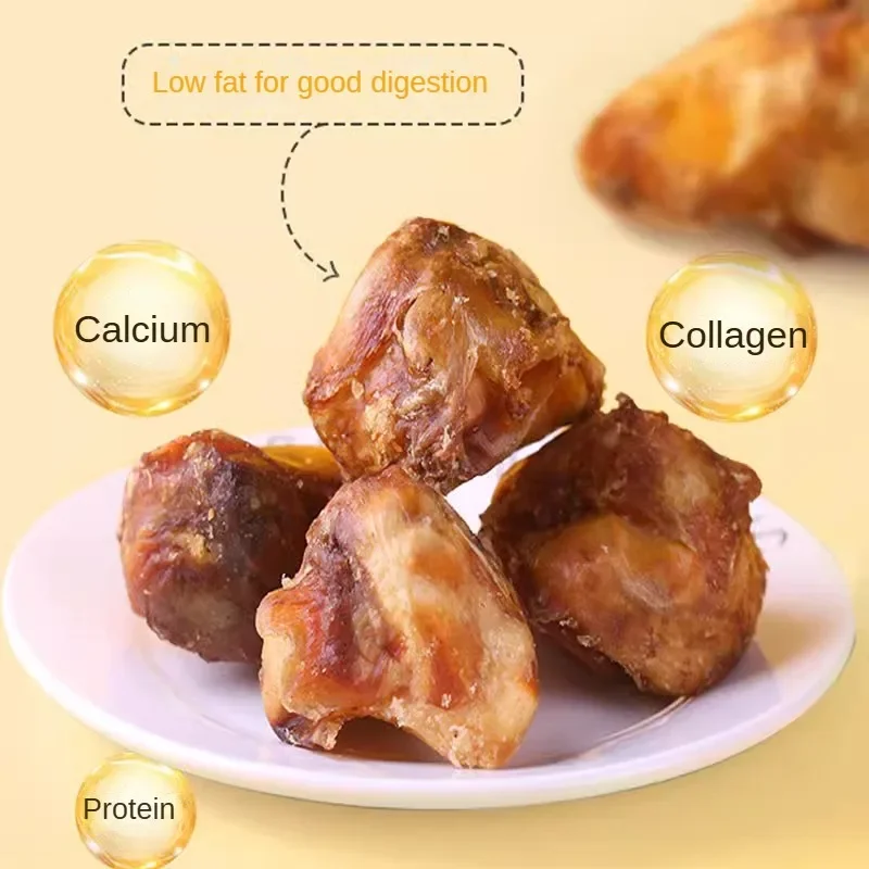 Dog Snacks Dried Beef Kneecaps Pet Snacks Dog Teething Stick Interactive Reward Training Treats Chewing Training dog snacks