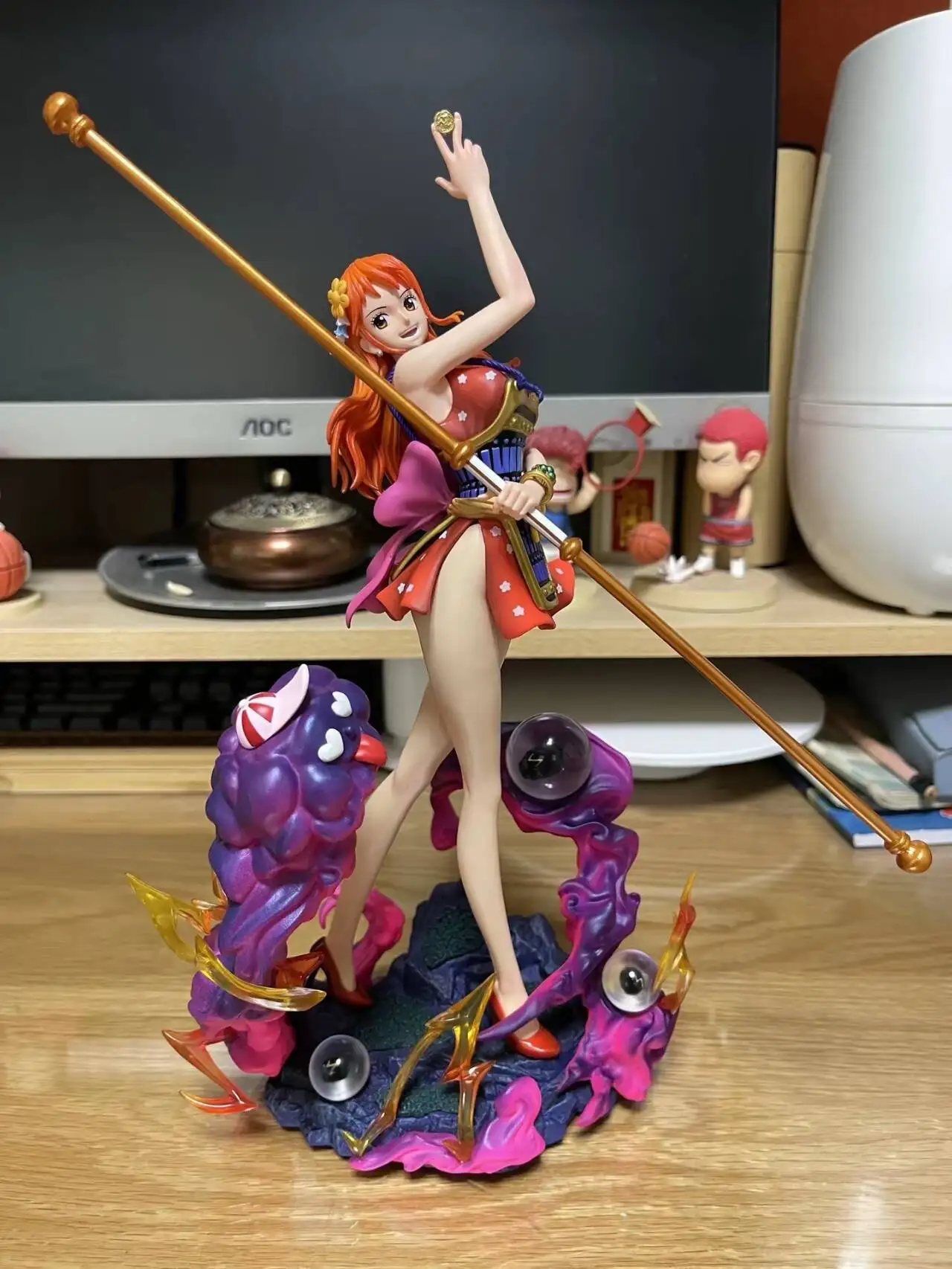 IN STOK】30cm LK studio ONE PIECE Anime Figure Nami Figures Ghost