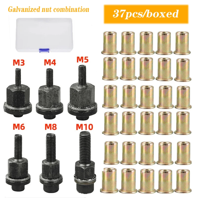 45 Piece Threaded Insert Riveter Kit, 51 OFF