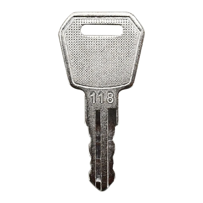 5 Pcs Key 1115-500016-00 Marked 118 Compatible with Big Joe EP Electric Pallet Jacks E30 EZ30 EPT20-15ET EPT20-18EA ES10-10ES