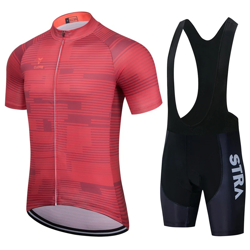Cycling Jersey Pro Team Cycling Clothing MTB Bib Shorts 19D Gel Men Bike Jersey Set Breathable Sports Ropa Ciclismo