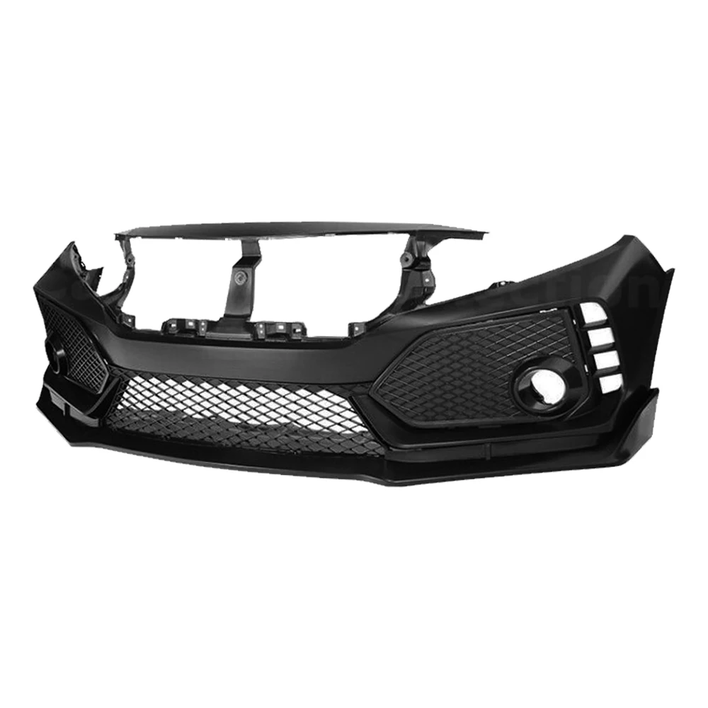 US Stock 10thgen  front bumper Type-R For bodykit 2016-2020 Front Bumper ABS Car Accessoriescustom