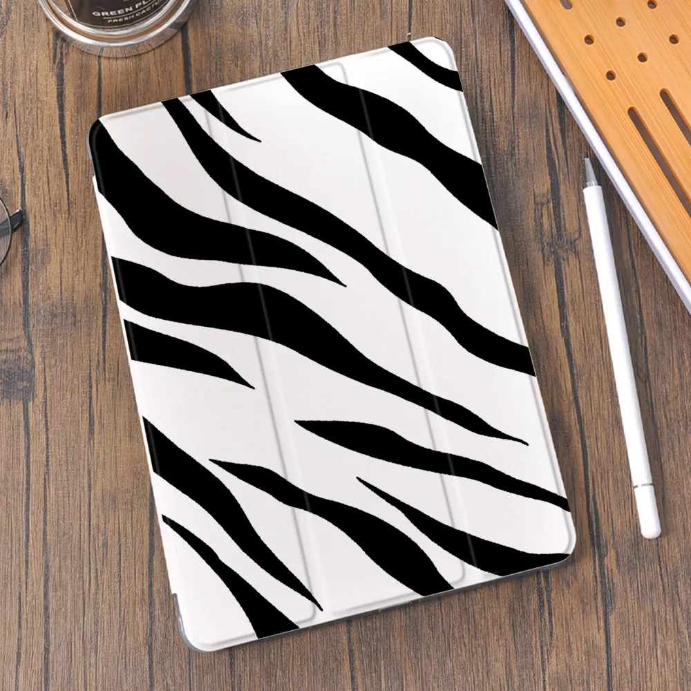 

Zebra Print For iPad 9th Generation Case Accessories Mini 6 Air 4 5 Cover Cute Cow Pro 11 12.9 10.2 8th 7th 9.7 6th 5th Air 3