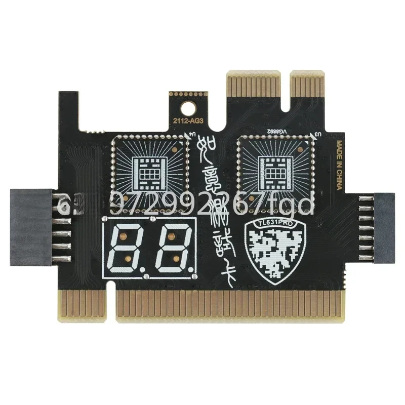 TL631 프로 범용 노트북 및 PC PCI PCI-E 미니 PCI-E LPC 마더보드 진단 분석기 테스터 디버그 카드