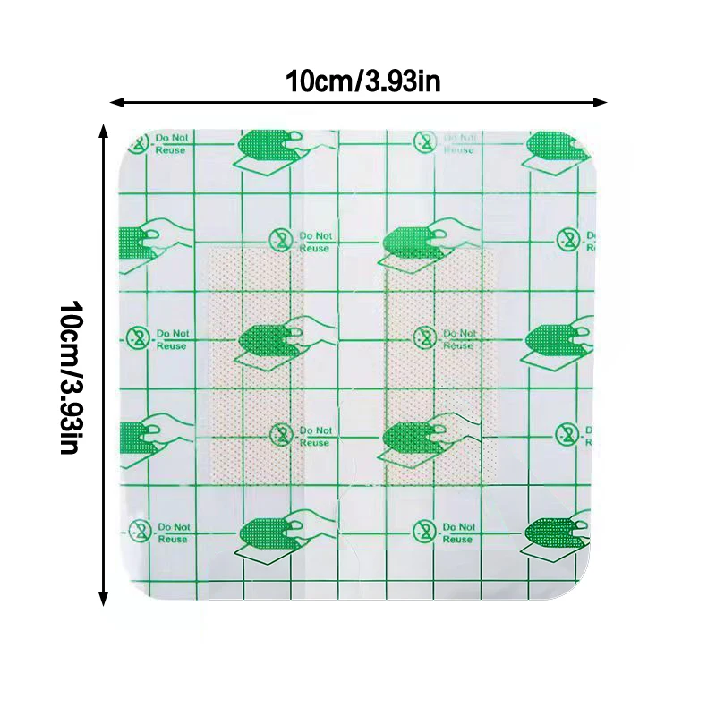 10Pcs First Aid Bandage Waterproof Adhesive Wound Dressings Sterile Dressing Hemostasis Patch Sticker Surgical Sutures