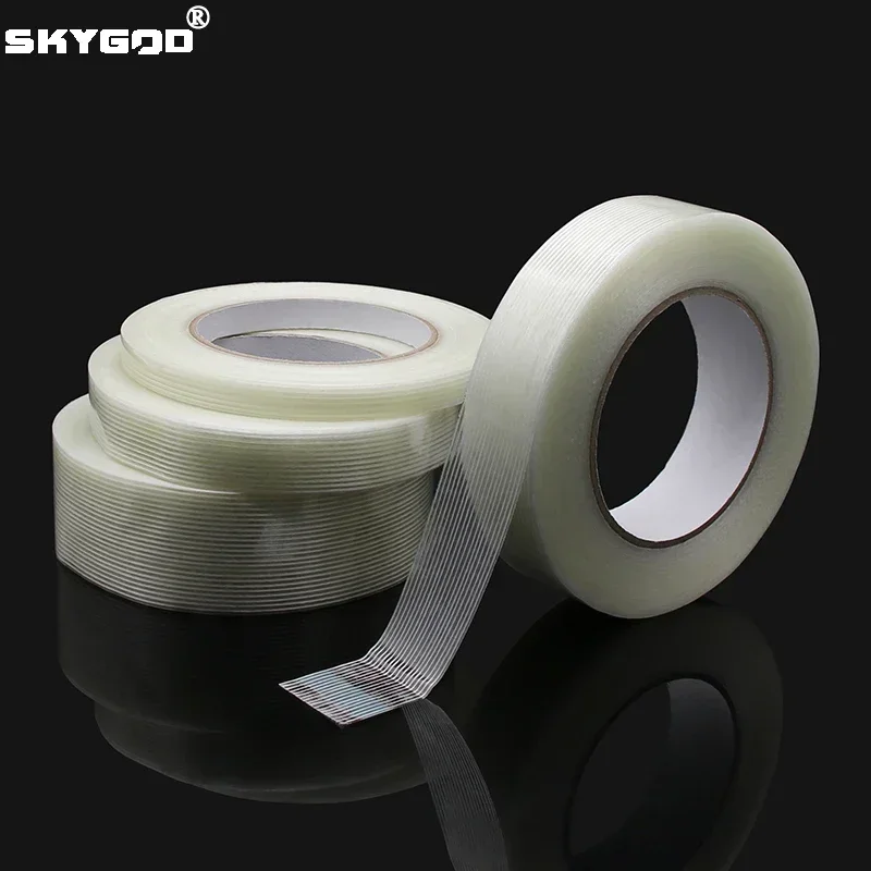 Ruban adhésif double face 10mm x 50m pour modélisme - Lot de 1/2/3/5 rouleaux