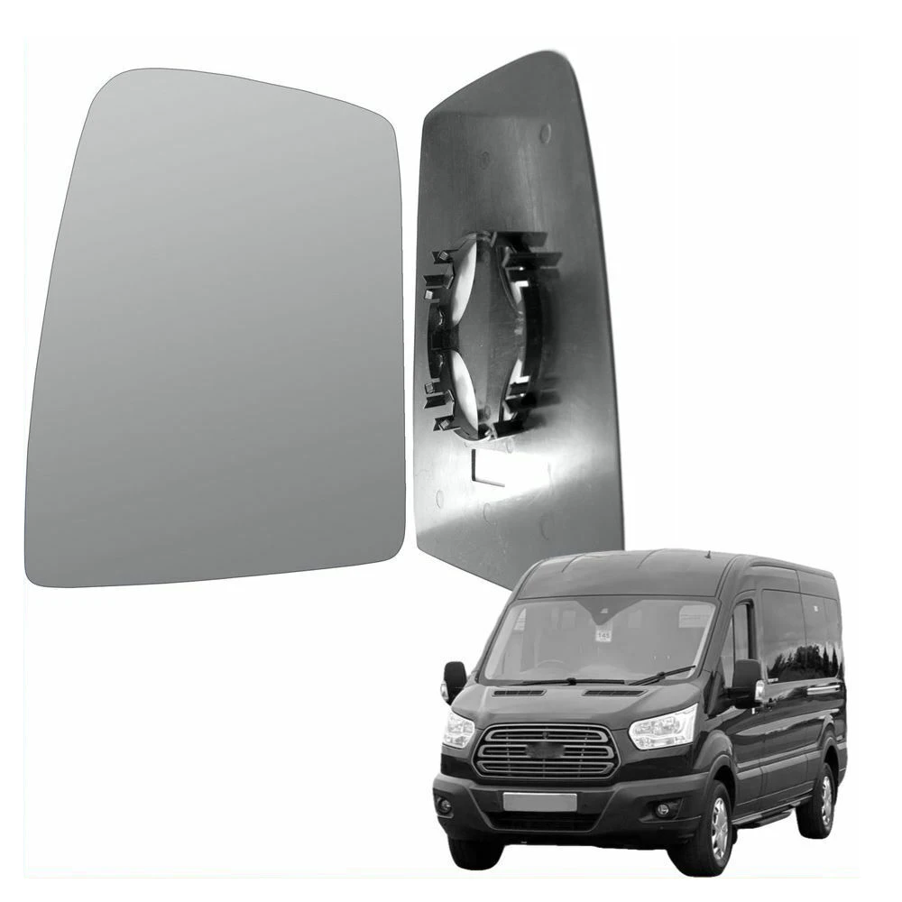 

Car Left Passenger /Right Driver Door Side Wing Mirror Glass For Ford Transit 2014-2023