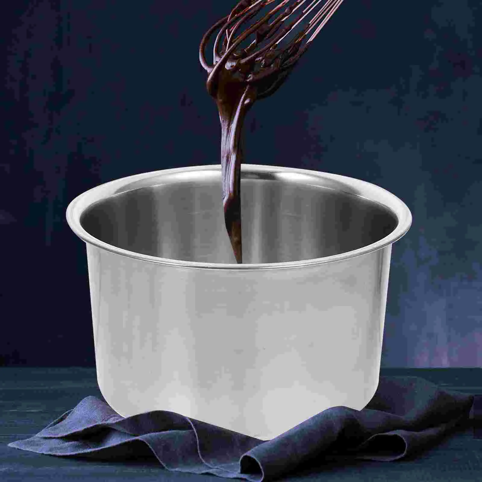 Stainless Steel Chocolate Melting Pot Double Boiler Pot for Butter Chocolate Candy Butter Cheese Making 400ml