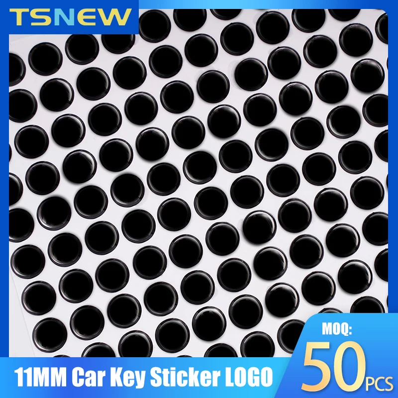 10mm 11mm key sticker Car Remote Key Crystal logo badges for VW BMW