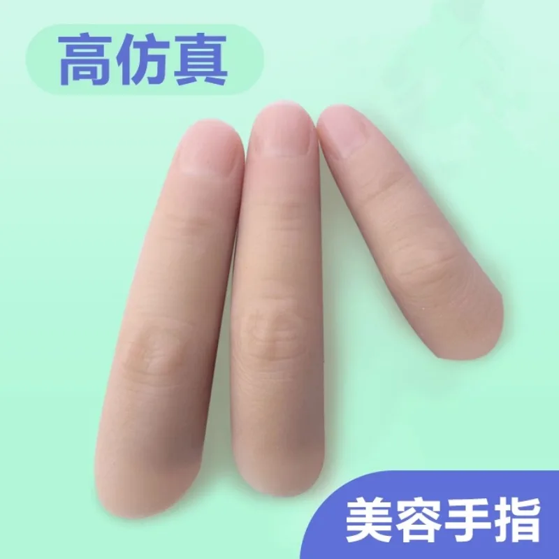 Artificial Finger Disability Simulation Finger Broken Index Finger Customized Artificial Hand Finger Head Middle Finger artificial limb finger customized finger cover for disabled person s broken finger cover simulation beauty artificial hand