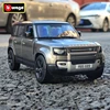 Bburago 1:24 Land Rover Defender 110 SUV Alloy Car Model Diecast Metal Off-road Vehicles Car Model Simulation Childrens Toy Gift 3