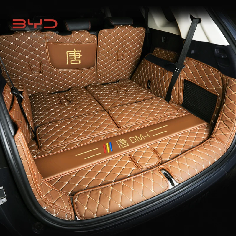 Intérieur automobile Compatible Avec BYD Pour SONG Plusdmi 2023, Couverture  Complète, Tapis De Coffre De Voiture, Doublure De Chargement, Accessoires