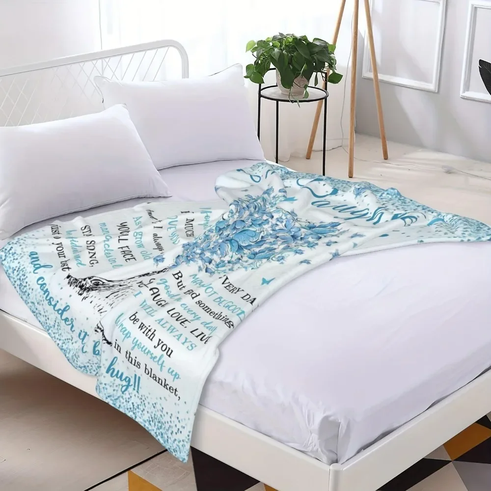 Cute Giraffe Blanket for Boys and Girls Adult Gift Sunflower Throw Blanket Soft and Lightweight Warm and Comfortable 5