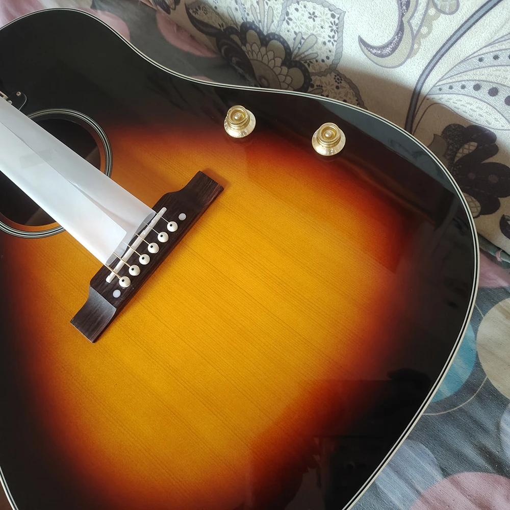 High quality J-160EVS electric box folk acoustic guitar, volume and tone adjustment, free delivery, in stock, ping