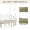 Outside Patio Swing Chair W/ Steel Frame, Built-In Armrests, & Curved Back White 4