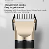 Hair Clipper Set Rechargeable Hair Cutting Machine Ceramic Blade Low Noise Adult Kid Haircut Men's Barber Beard Trimmer 6
