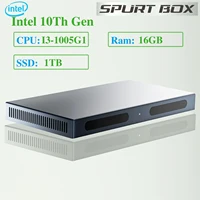 Spurt Box DIY MINI PC Intel Core UHD Graphics 10Th Gen I3-1005G1 CPU DDR4 8G/16G 256G 512G 1TB Bluetooth WIFI Desktop Computer 1