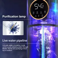 Humidificateur d'air électrique 8L pour chambre à coucher, purificateur d'air, brumisateur, télécommande intelligente, écran tactile, aromathérapie, brouillard UV 4