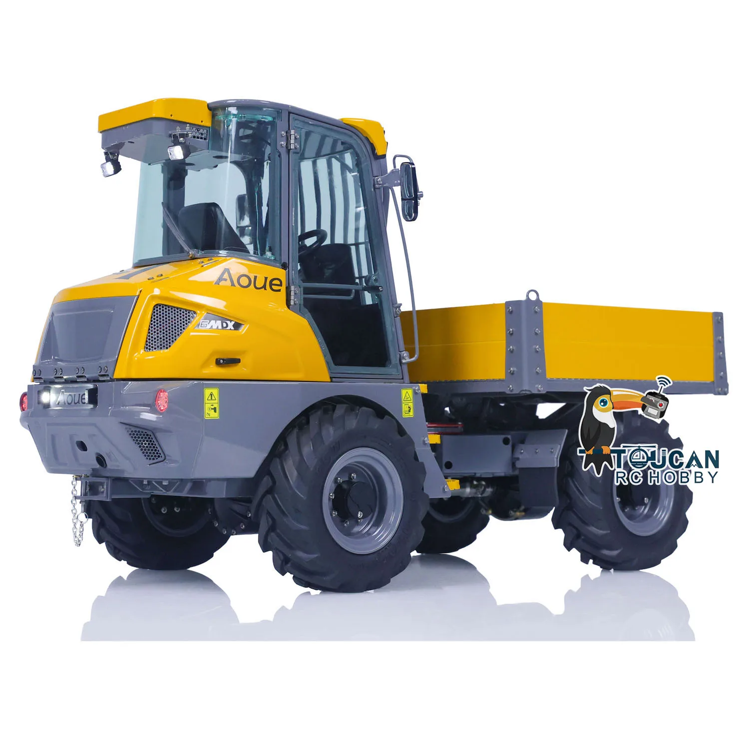 4x4 LESU 1/14 RC Hydraulic Metal Dumper 6MDX-B Car Remote Control Tipper Truck Painted Assembled Toy Light Sound ESC TH23011 3
