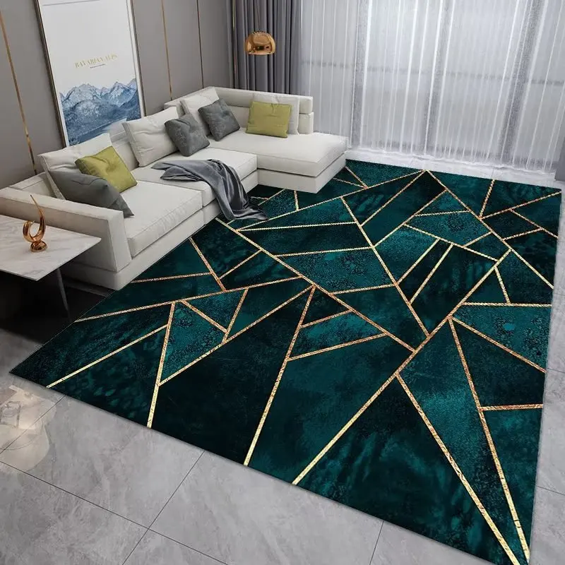 Light Luxury Geometric Large Carpets for Living Room 140x200 Home Interior Decor Area Rugs Bedroom Carpet Aesthetics Floor Mats 4