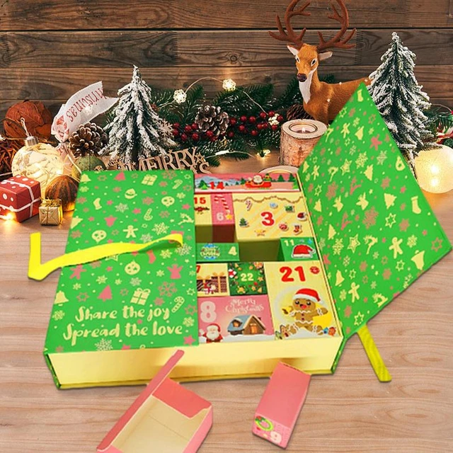 Christmas Advent Calendar Countdown Calendar Box With 24 Little Number  Boxes Gift for Kids Adults Christmas Home Party Decor - AliExpress