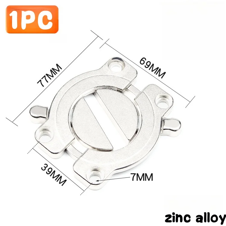 Set of 2 Folding Tabletop Connector Buckles - Desk Support Hinges