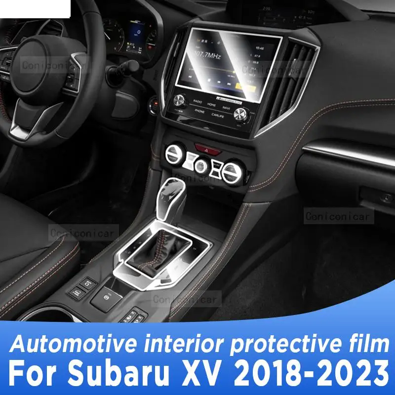 

Для Subaru XV 2018-2023 2022 панель коробки передач экран навигации Автомобильный интерьер фотооболочка наклейка против царапин