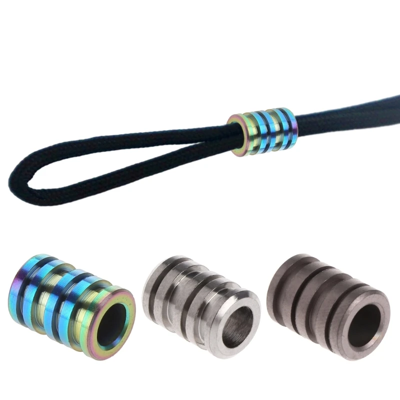 for Titanium Lanyard Bead Paracord Beads TC4 Knife Zipper Pull