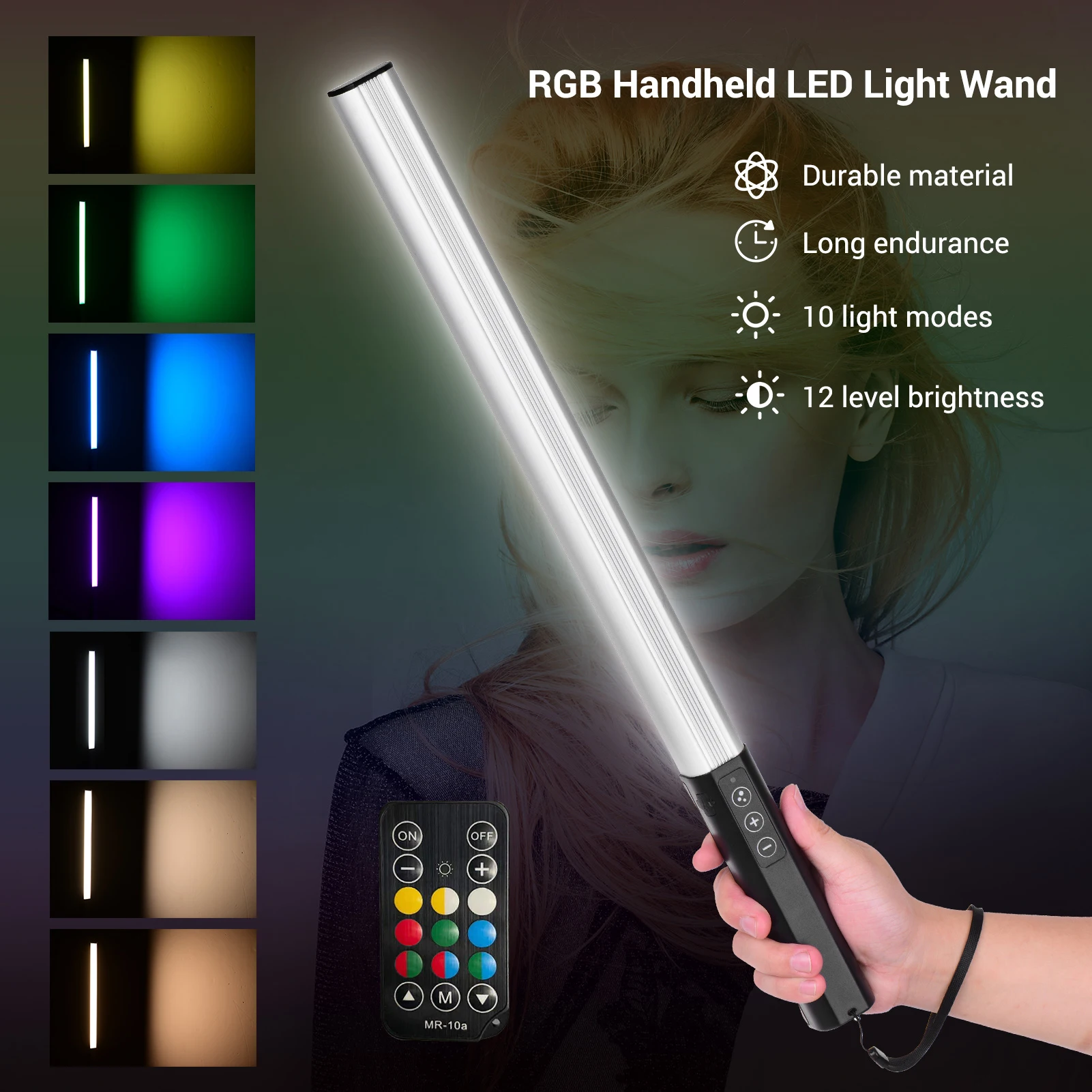 Led Rechargeable Photo Lighting  Handheld Led Lights Photography - Rgb  Handheld Led - Aliexpress