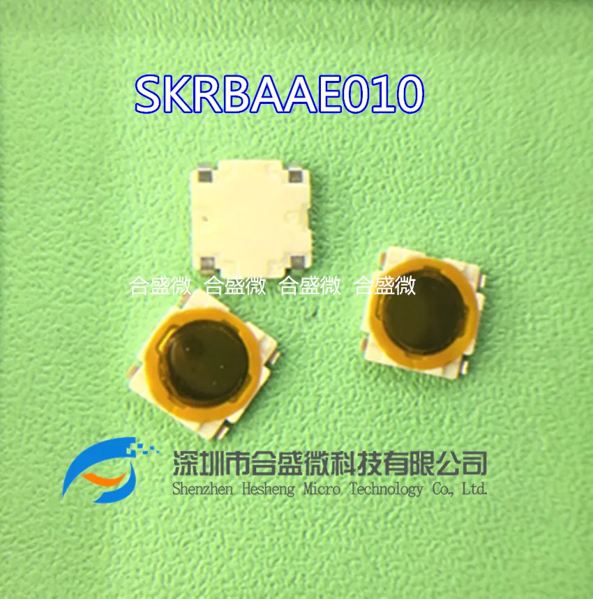 

20PCS SKRBAAE010 SMD 4Pin Membrane Switch Button Micro Phone 4.8*4.8*0.55