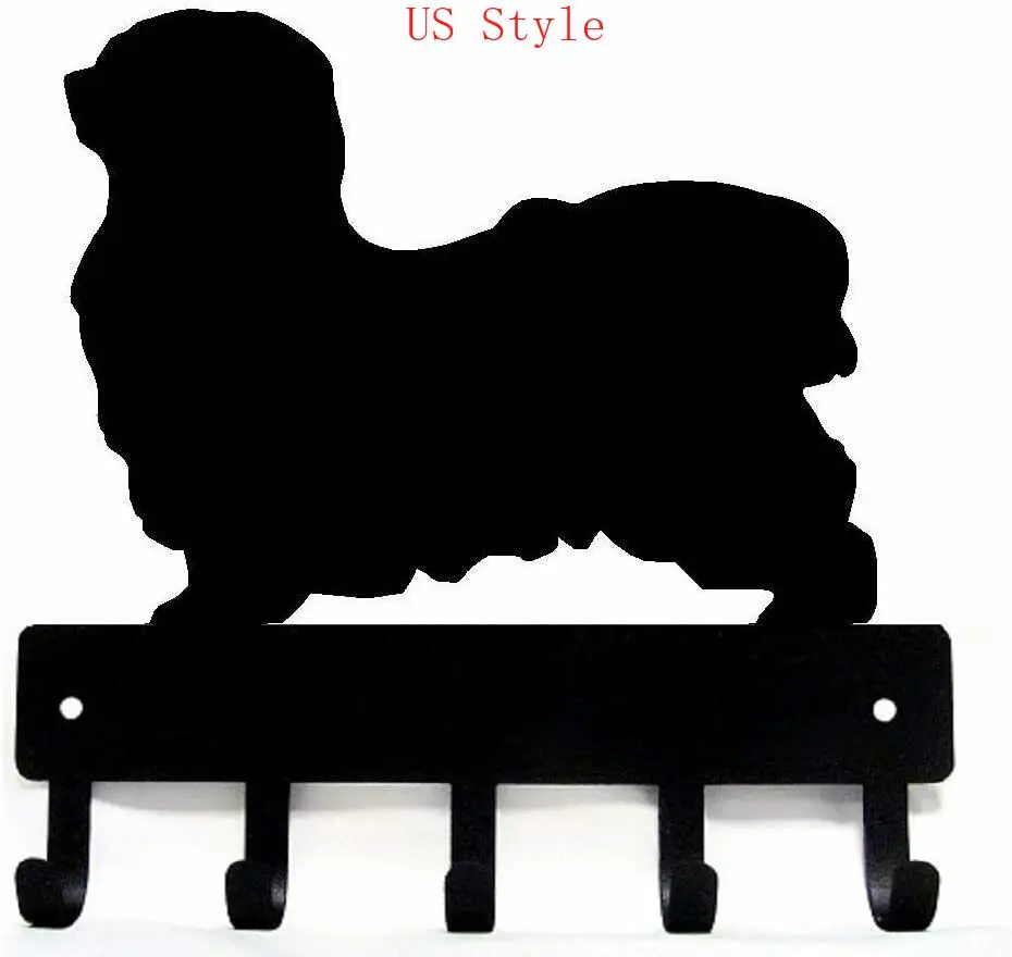 

Havanese Dog Key Rack Hanger Small 6 Inch Wide / Large 9 Inch Wide Hanger In The Hallway Decoration For Home Garden Home