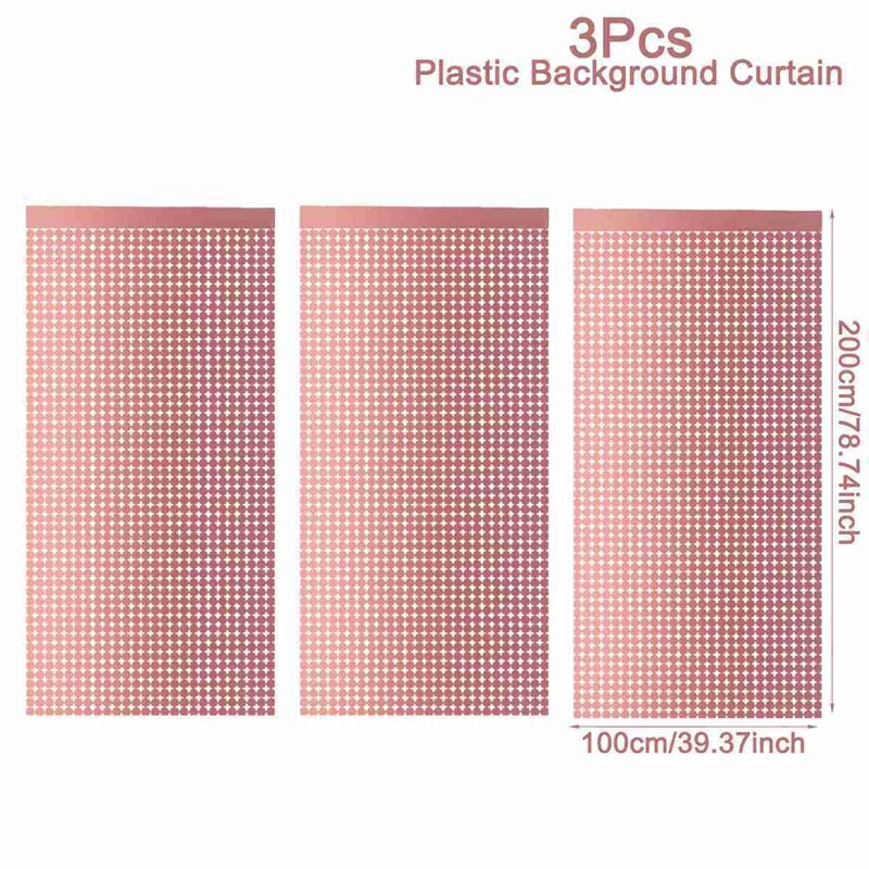 Rose gold-3pack